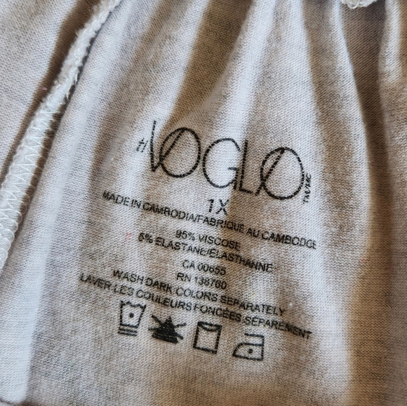 Penningtons TiVoglio Gray Pull On Full Length PJ Pants Pyjamas Loungewear 1x - Picture 5 of 5